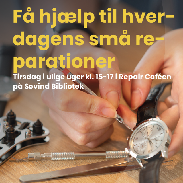 Repair café på Søvind Bibliotek