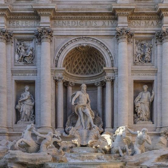 Trevi fontænen i Rom