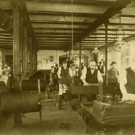 Petersen & Sørensens Tobaksfabrik i Horsens.