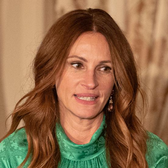 Julia Roberts delivers remarks at the Kennedy Center Honors Dinner in Washington, DC., on December 3, 2022. 