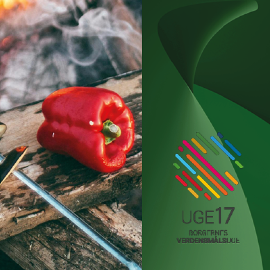 Grønsager over bål