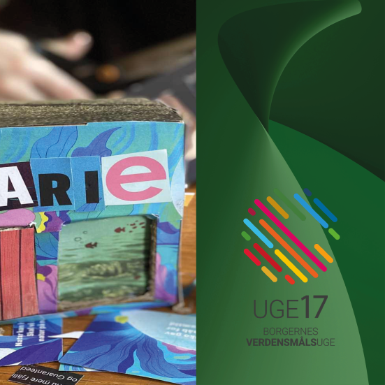 Minihus lavet af pap