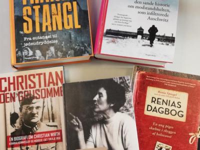 Forskellige bøger om Holocaust