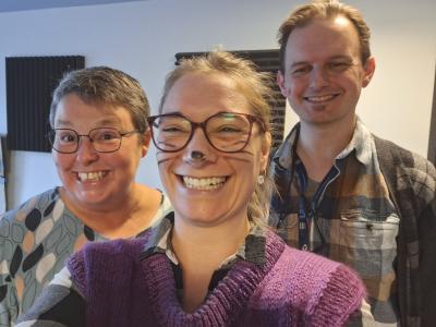 Foto: Jette, Anna og Janus