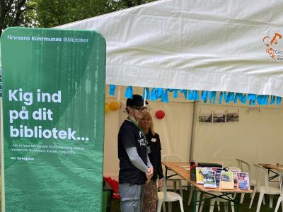 Telt og bibliotekslogo