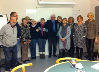 DR-klubben ved Horsens Bibliotek 2016 sammen med Henning Mortensen