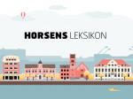 Horsens Leksikon - Logo og grafik