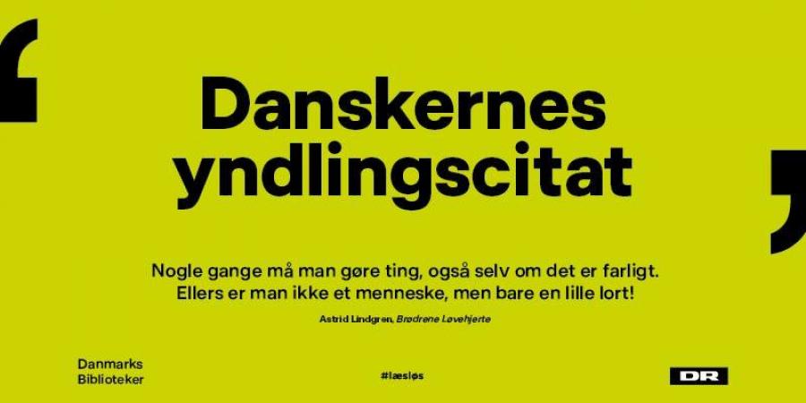 Logo for Danskernes yndlingscitat