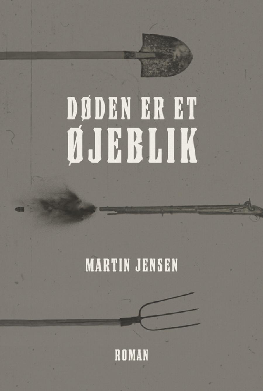 Forside til bogen Døden er et øjeblik af Martin Jensen