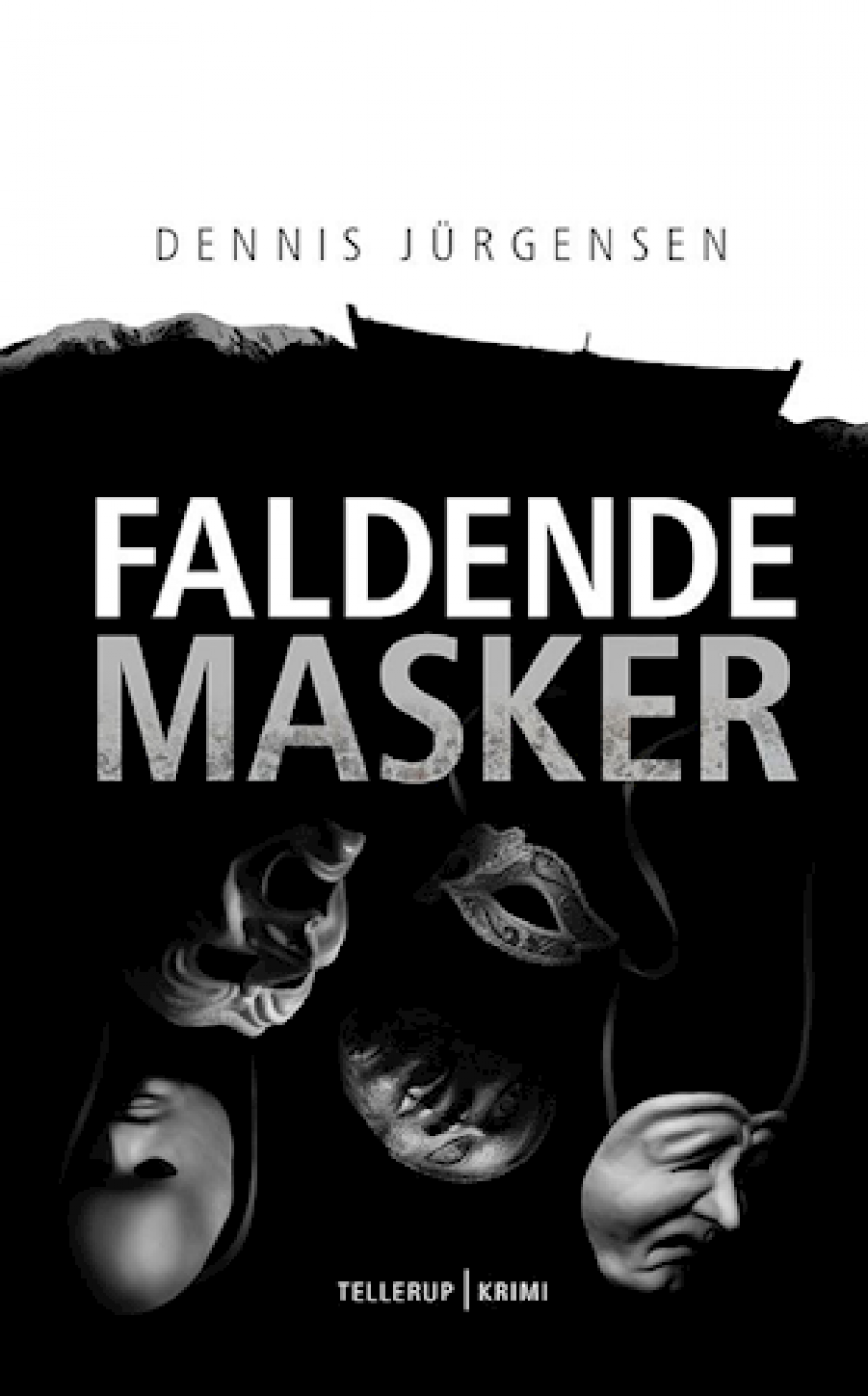 Forside til bogen Faldende masker af Dennis Jürgensen