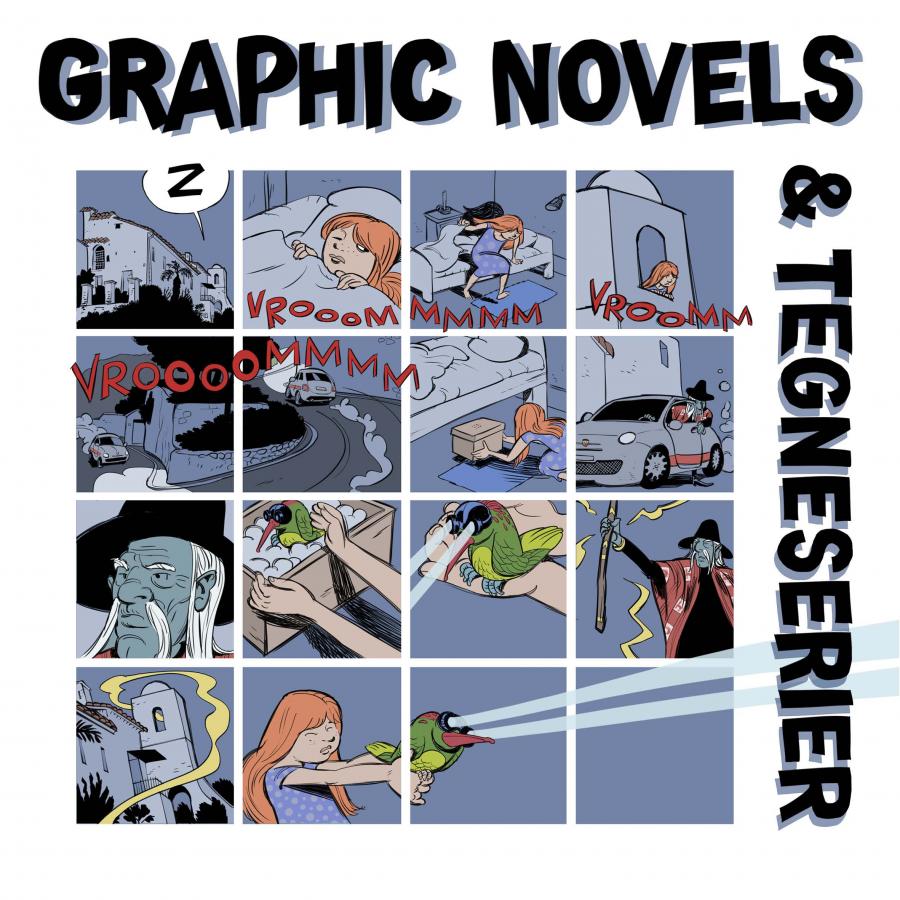 Emneliste: Graphic novels og tegneserier 