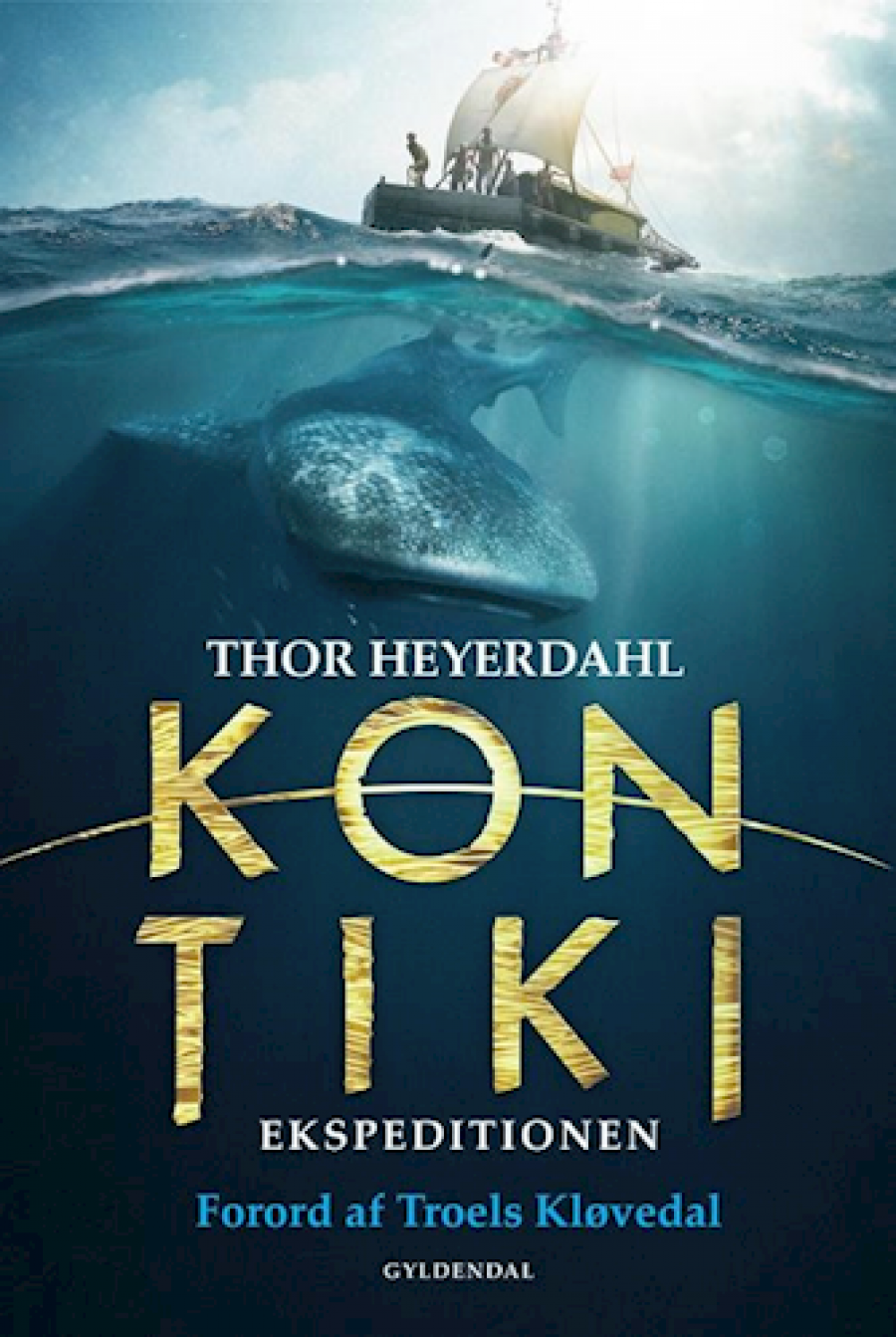 Forside til bogen Kon-Tiki ekspeditionen af Thor Heyerdahl